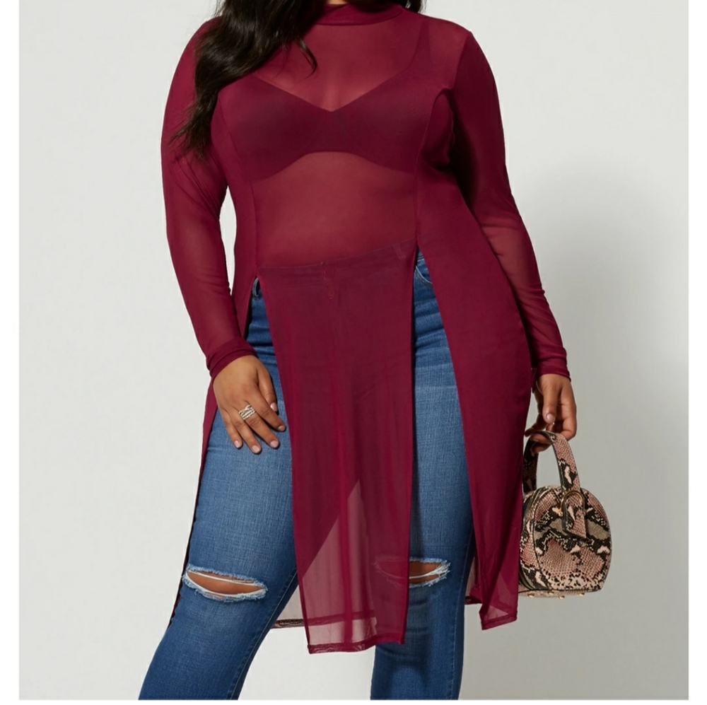 Mesh tunic